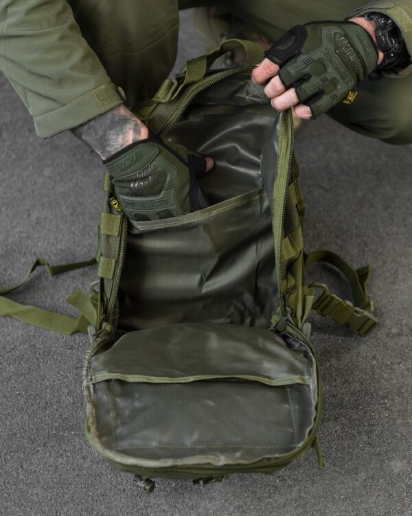 Однолямочный тактический рюкзак сумка слинг Tactical с системой molle на 15 л Olive (ta15-olive)