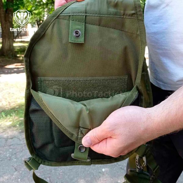 Тактический однолямочный рюкзак барсетка сумка слинг Tactical с системой molle на 9 л Olive (ta9-olive)