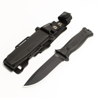 Тактичний ніж Gerber Strongarm Fixed Fine Edge Black мисливський ніж пластикові піхви