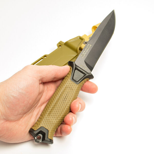 Тактичний ніж Gerber Strongarm Fixed Fine Edge Coyote мисливський ніж пластикові піхви