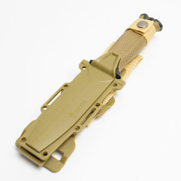 Тактичний ніж Gerber Strongarm Fixed Fine Edge Coyote мисливський ніж пластикові піхви