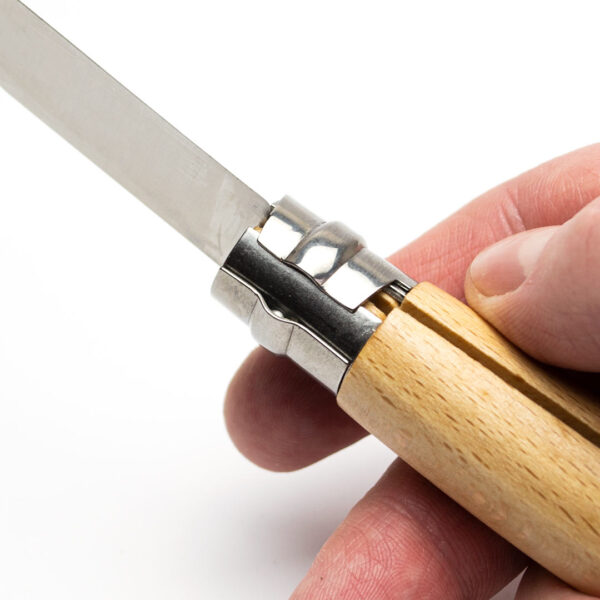 Складний ніж Opinel Inox Natural №8 Classic туристичний кишеньковий ніж (No.08 123080)