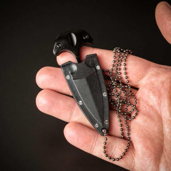 Ніж тичковий спецпризначення Push dagger Black у пластиковому чохлі (7300)