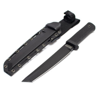 Тактичний ніж Fixed Cold Steel Recon Black Tanto мисливський ніж у пластикових піхвах (2621-black)