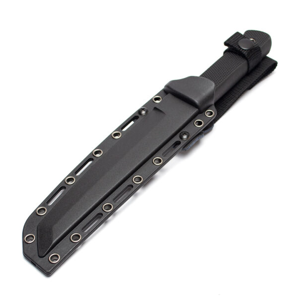 Тактичний ніж Fixed Cold Steel Recon Black Tanto мисливський ніж у пластикових піхвах (2621-black)