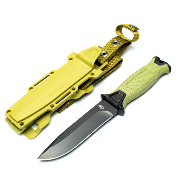 Тактичний ніж Gerber Strongarm Fixed Fine Edge Olive мисливський ніж пластикові піхви (GER-473-olive)