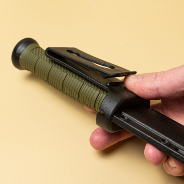 Тактичний ніж Fixed 2158B Clip Point Green мисливський ніж в пластикових піхвах