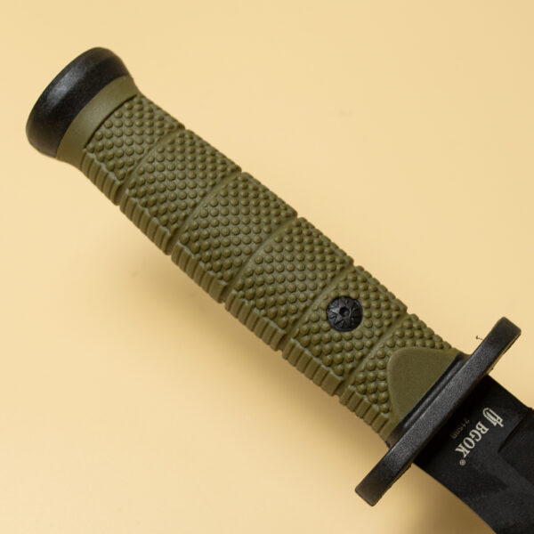 Тактичний ніж Fixed 2158B Clip Point Green мисливський ніж в пластикових піхвах