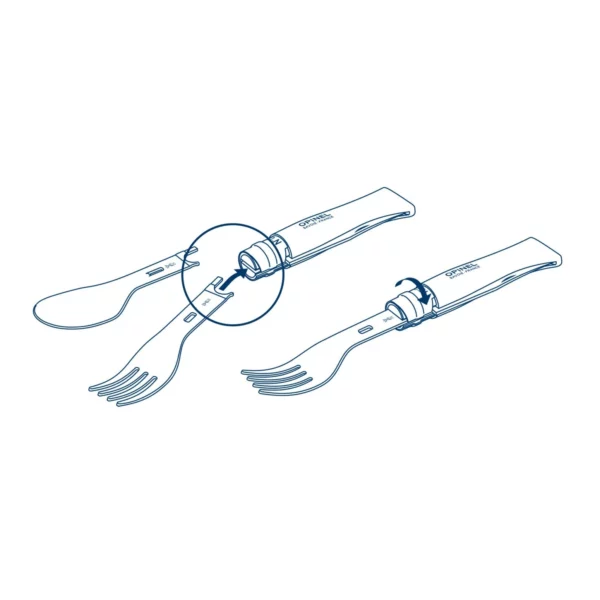 Набір столових приладів Opinel Nomad Picnic+ (002501)