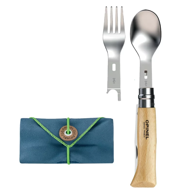 Повний набір столових приладів Opinel Nomad Picnic+ зі складним ножем No.08 (002500)