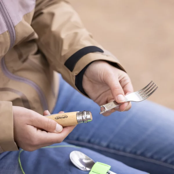 Повний набір столових приладів Opinel Nomad Picnic+ зі складним ножем No.08 (002500)