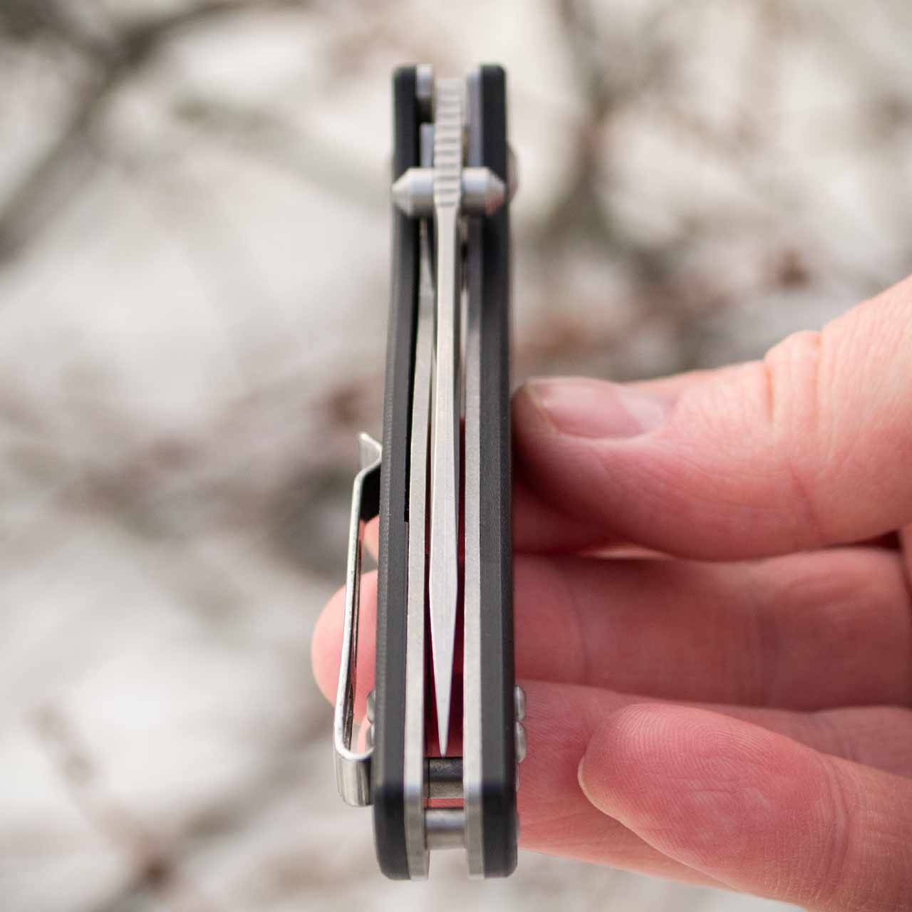 Ніж складний Ganzo G6803-BK Чорний зі сталі 8CR14