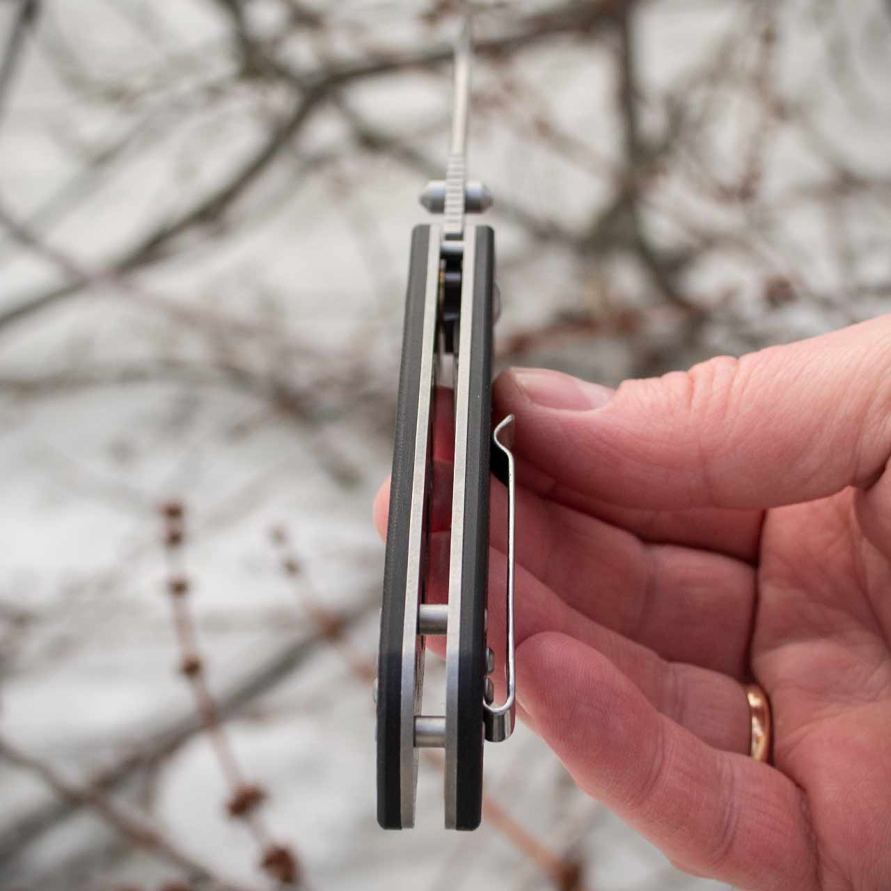 Ніж складний Ganzo G6803-BK Чорний зі сталі 8CR14