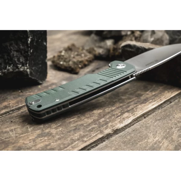 Ніж складний Ganzo G769-GR Зелений туристичний ніж сталь D2