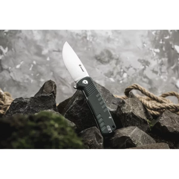 Ніж складний Ganzo G769-GR Зелений туристичний ніж сталь D2