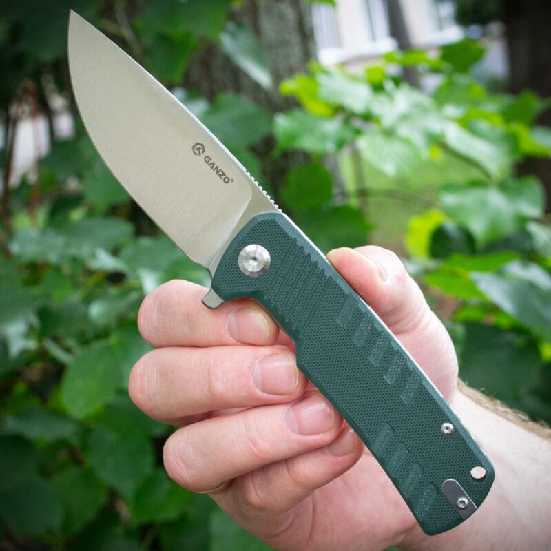 Ніж складний Ganzo G769-GR Зелений туристичний ніж сталь D2