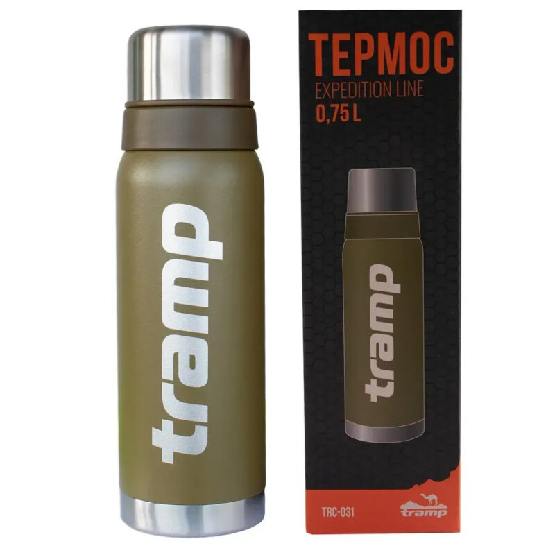 Термос питний Tramp Expedition Line 0.75л оливковий TRC-031-olive