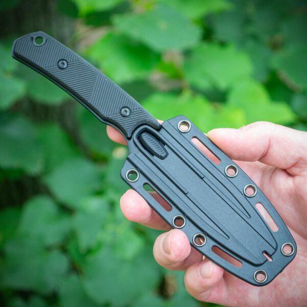 Туристичний ніж Kershaw Steppe 2048 Чорний — сталь D2, чохол з пластику