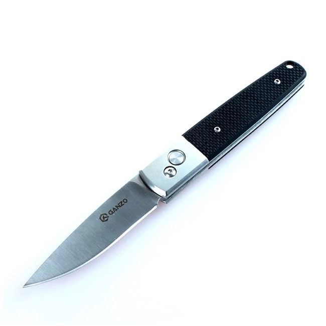 Ніж складний Ganzo G7211-BK — сталь 440C, рукоять G10 чорна