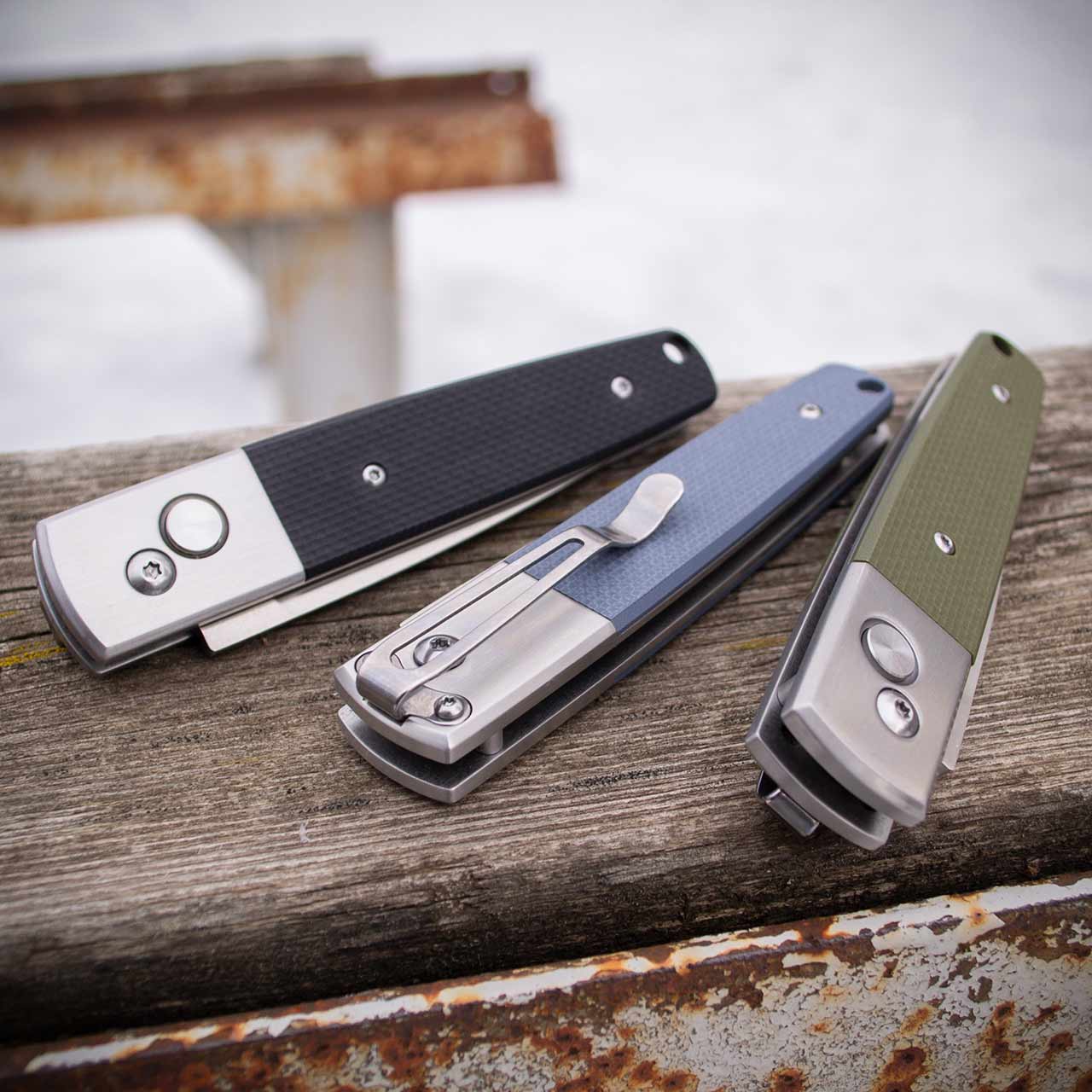 Ніж складний Ganzo G7211-BK — сталь 440C, рукоять G10 чорна