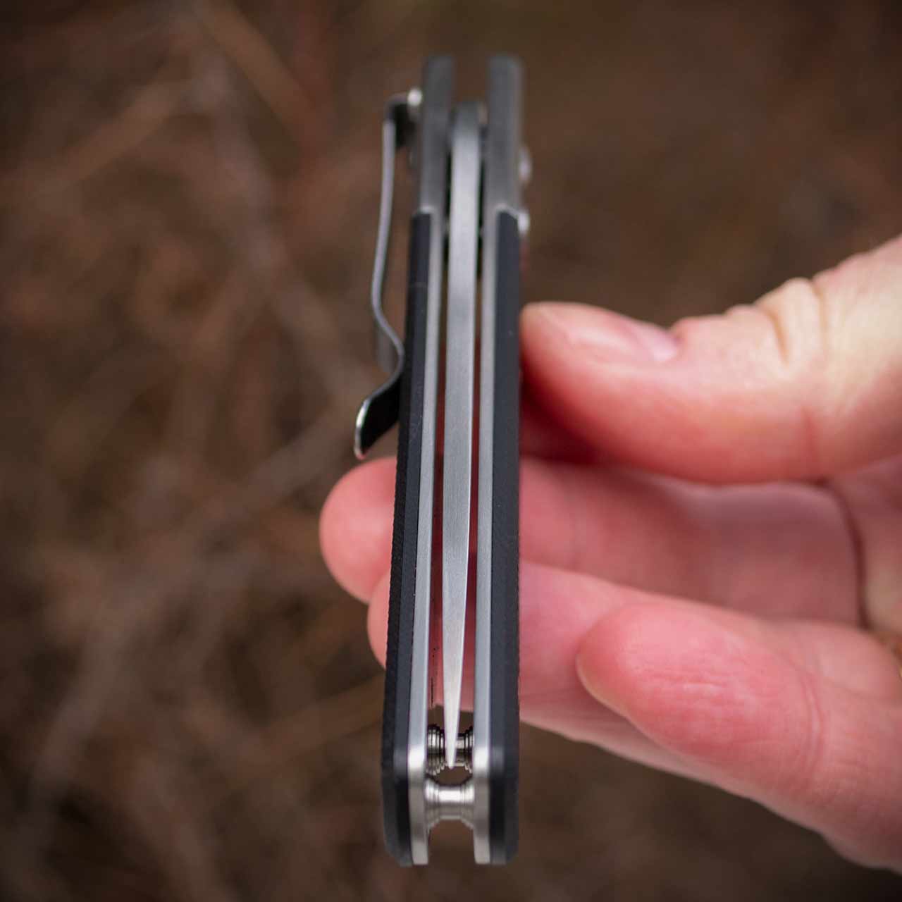 Ніж складний Ganzo G7211-BK — сталь 440C, рукоять G10 чорна