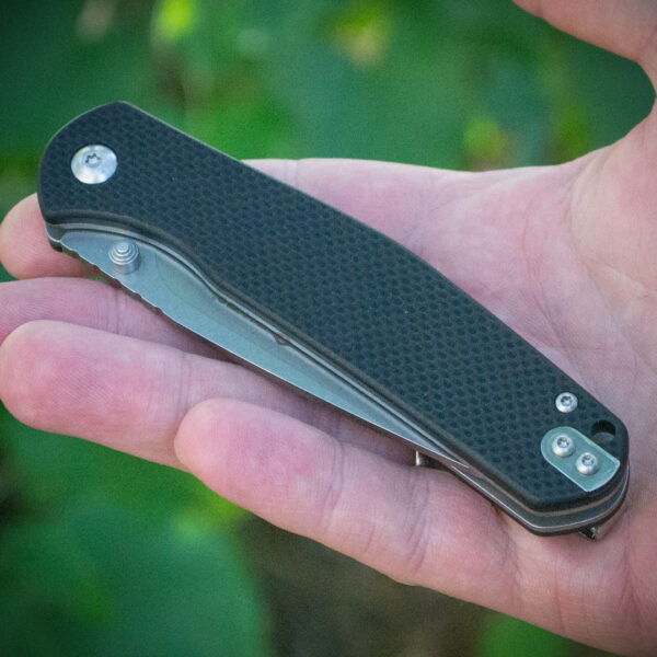 Складний ніж Ganzo G6804-BK — сталь 8Cr14MoV, чорна рукоять G10