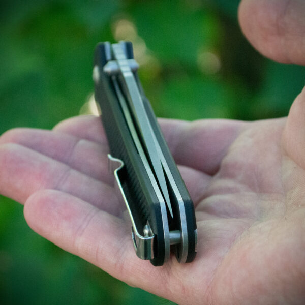 Складний ніж Ganzo G6804-BK — сталь 8Cr14MoV, чорна рукоять G10