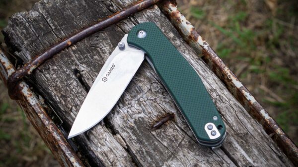Складний ніж Ganzo G6804-GR — сталь 8Cr14MoV, зелена рукоять G10