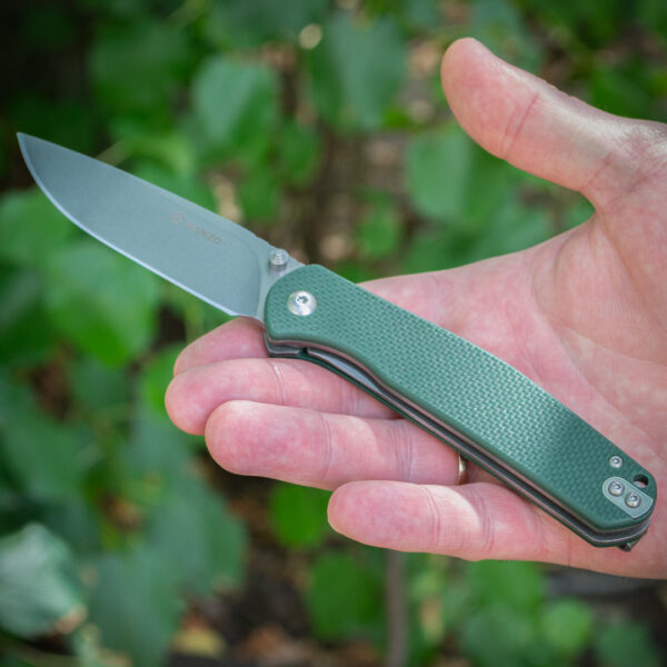 Складний ніж Ganzo G6804-GR — сталь 8Cr14MoV, зелена рукоять G10