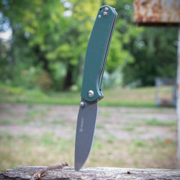 Складний ніж Ganzo G6804-GR — сталь 8Cr14MoV, зелена рукоять G10