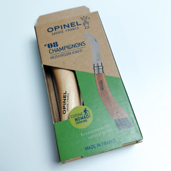 Складний ніж грибника Opinel №8 VRI, нержавіюча сталь, рукоять бук (001252)