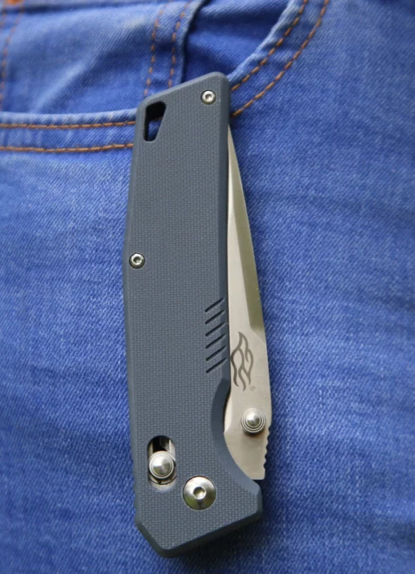 Ніж складний Firebird FB7601-GY — сталь 440C, G10 рукоять, туристичний
