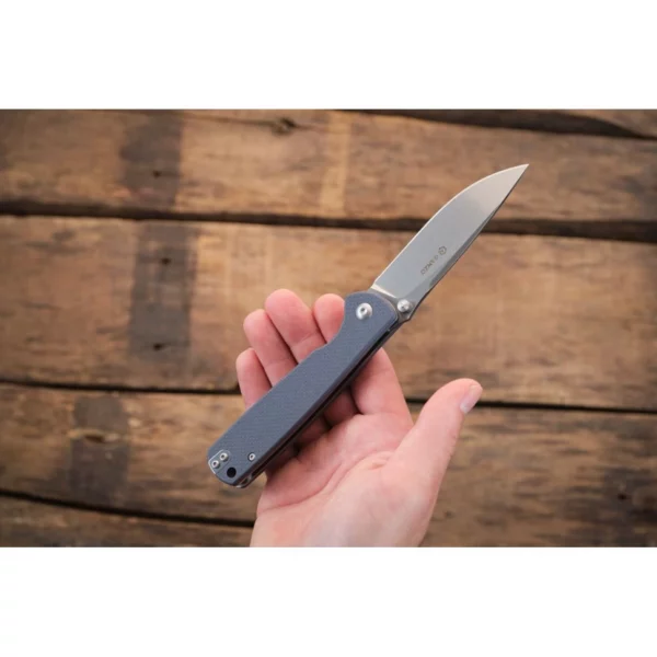Ніж складний Ganzo G6805-GY — сталь 8Cr14MoV, сіра рукоять G10