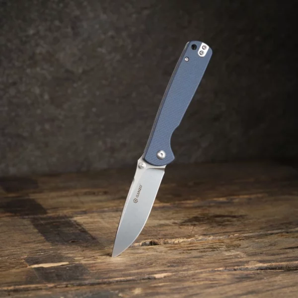 Ніж складний Ganzo G6805-GY — сталь 8Cr14MoV, сіра рукоять G10
