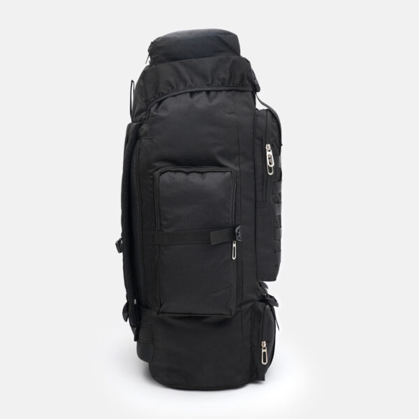 Туристичний рюкзак Tactic 70 л Black— армійський тактичний рюкзак із системою MOLLE
