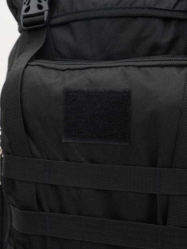 Туристичний рюкзак Tactic 70 л Black— армійський тактичний рюкзак із системою MOLLE