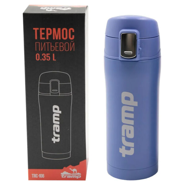 Термос Tramp 0.35 л Синій термос для напоїв (UTRC-106-blue)
