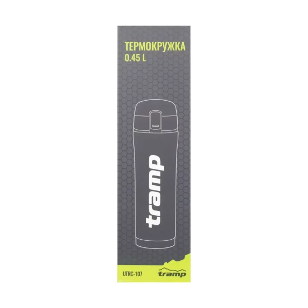 Термос Tramp 0.45 л, Чорний - термокухоль для напоїв (UTRC-107-mat-black)
