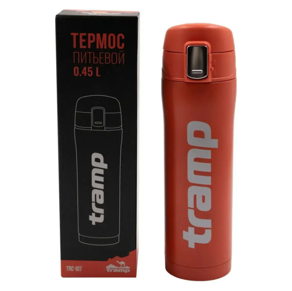 Термос Tramp 0.45 л Помаранчевий термокухоль для напоїв (UTRC-107-orange)