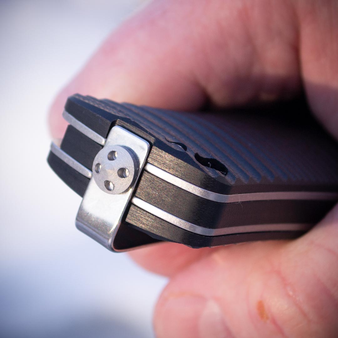 Ніж складаний Ganzo G720-B, сталь 440C, рукоять G10 чорна