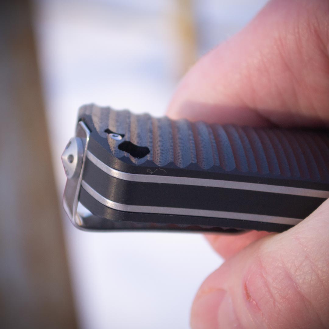 Ніж складаний Ganzo G720-B, сталь 440C, рукоять G10 чорна