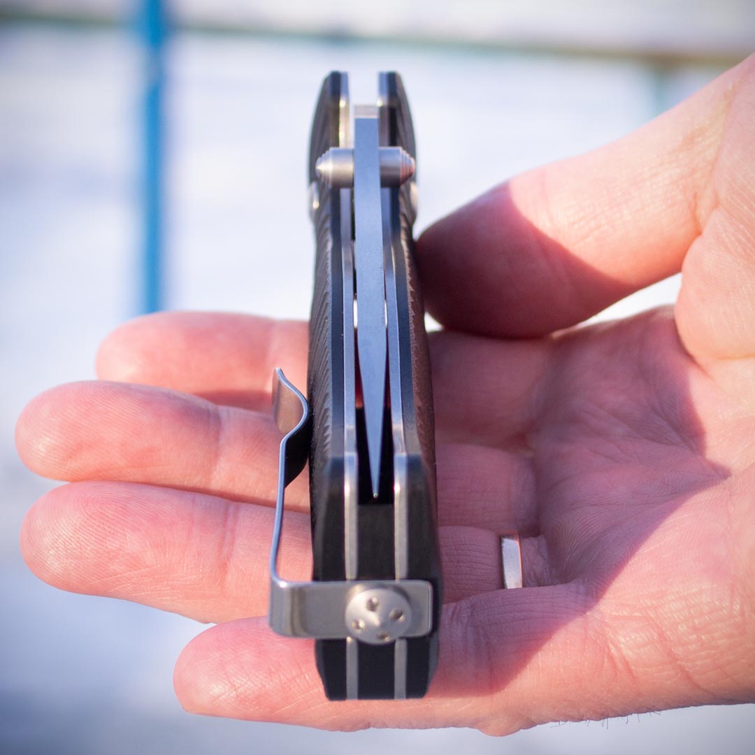 Ніж складаний Ganzo G720-B, сталь 440C, рукоять G10 чорна