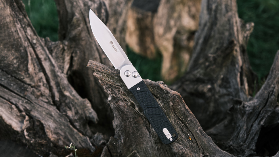 Ніж складаний Ganzo G767-BK — сталь 9CR14, чорна рукоять G10