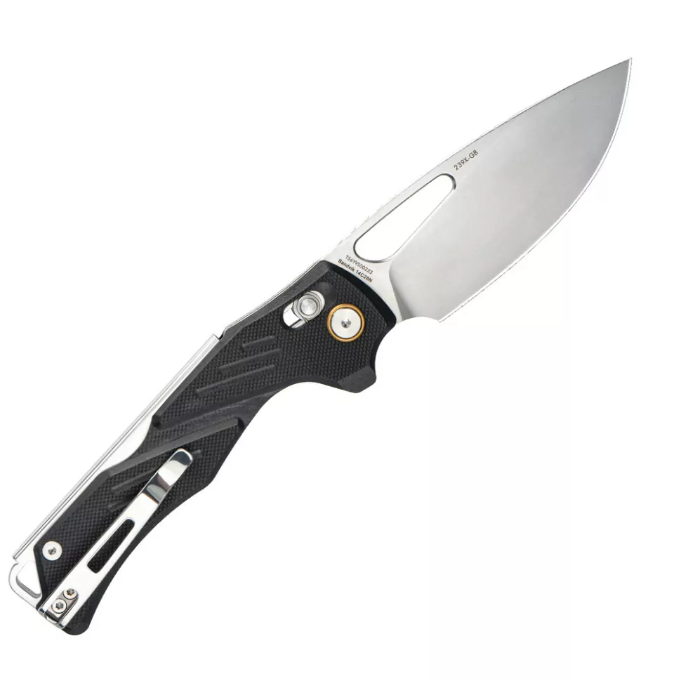 Ніж складаний SRM Mirage, сталь Sandvik 14C28N, колір рукояті чорний (239X-GB)