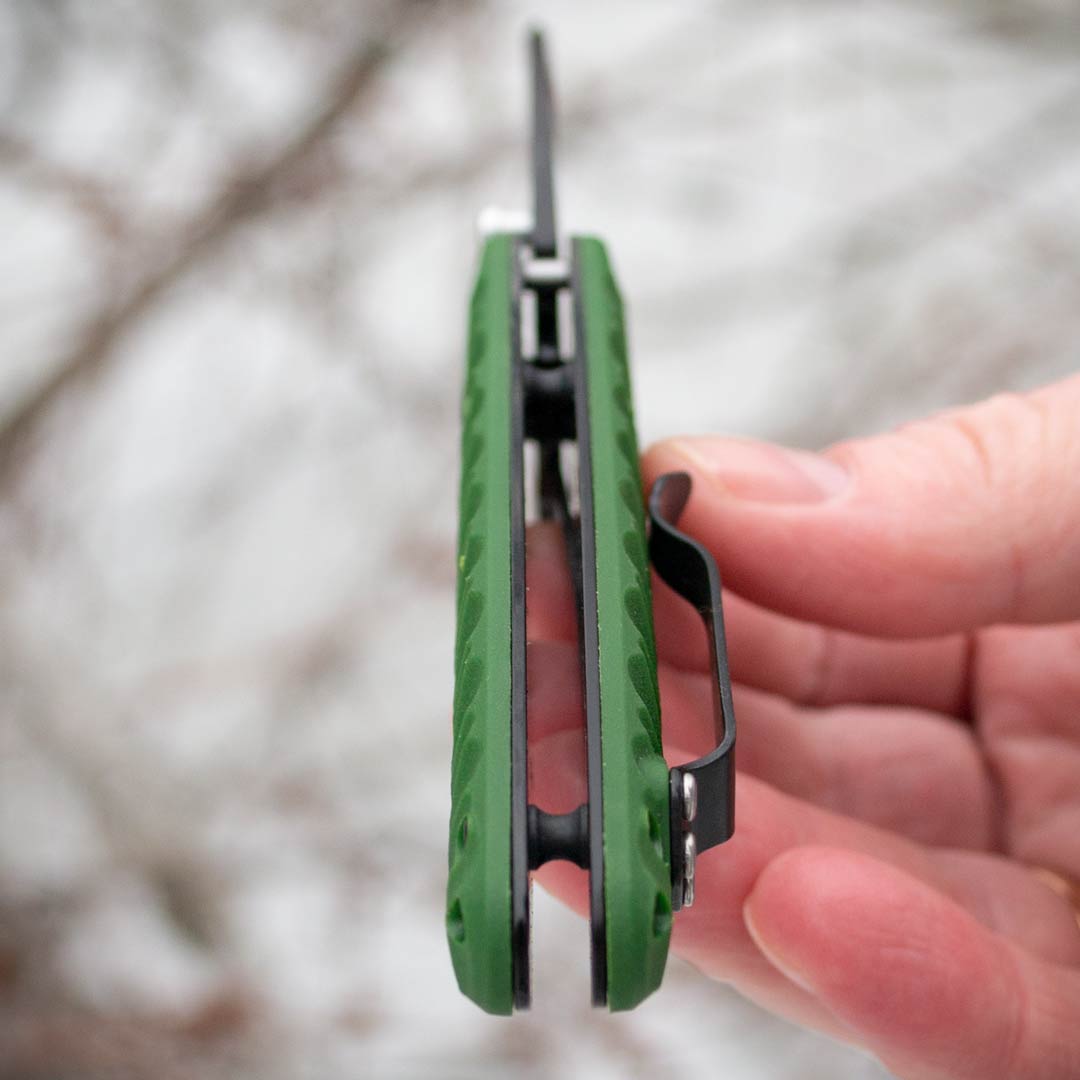 Ніж складаний Ganzo G620g-1, сталь 440C, рукоять пластик зелена