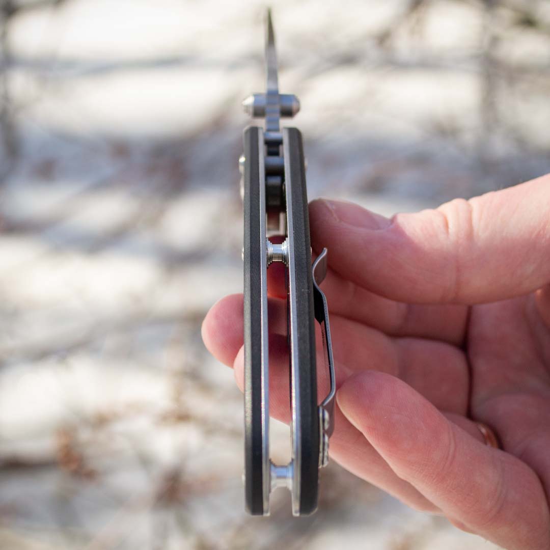 Ніж складаний Ganzo G727M-BK, сталь 440C, рукоять G10 чорна