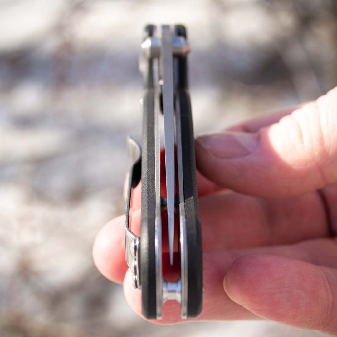 Ніж складаний Ganzo G727M-BK, сталь 440C, рукоять G10 чорна