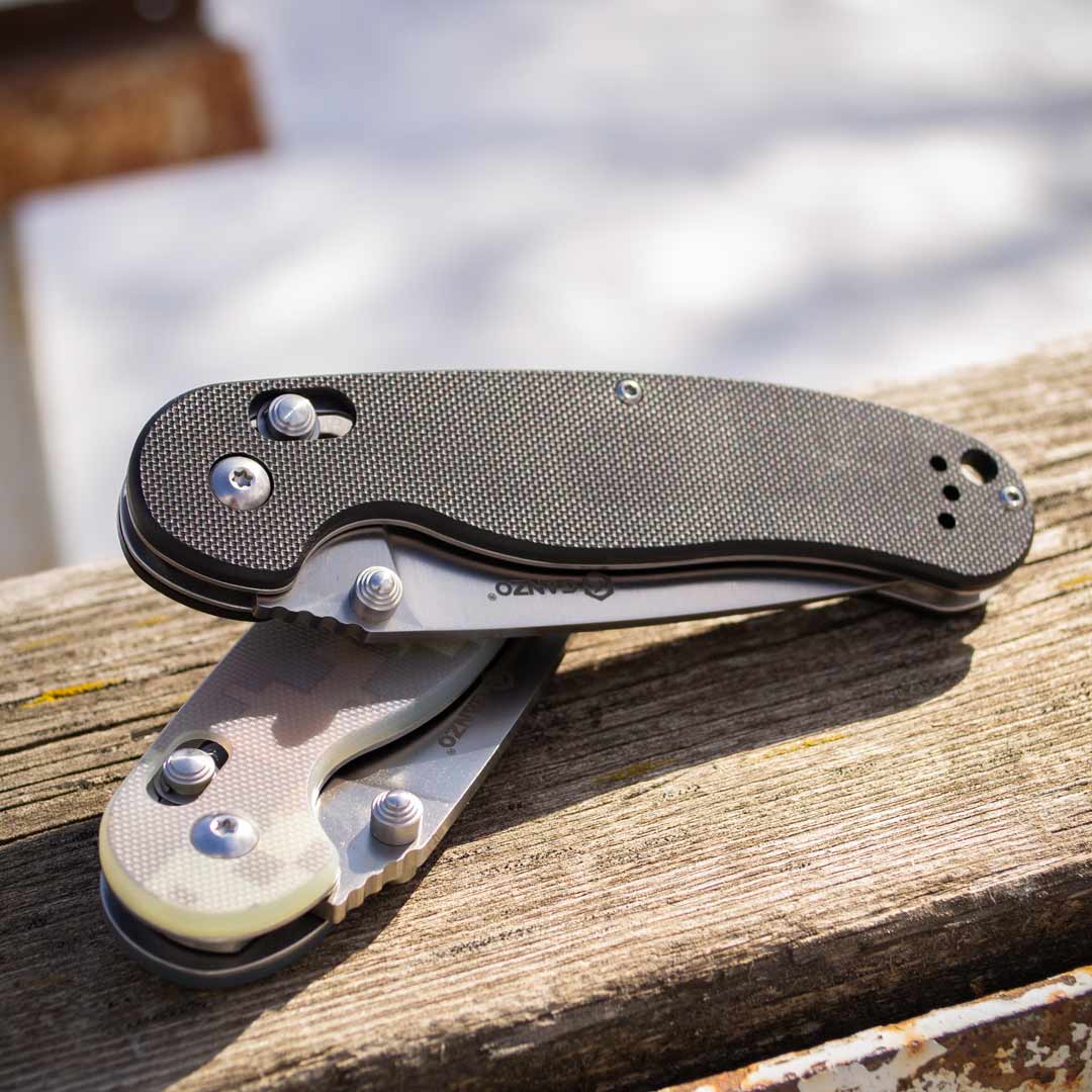 Ніж складаний Ganzo G727M-CA, сталь 440C, рукоять G10 камуфляж