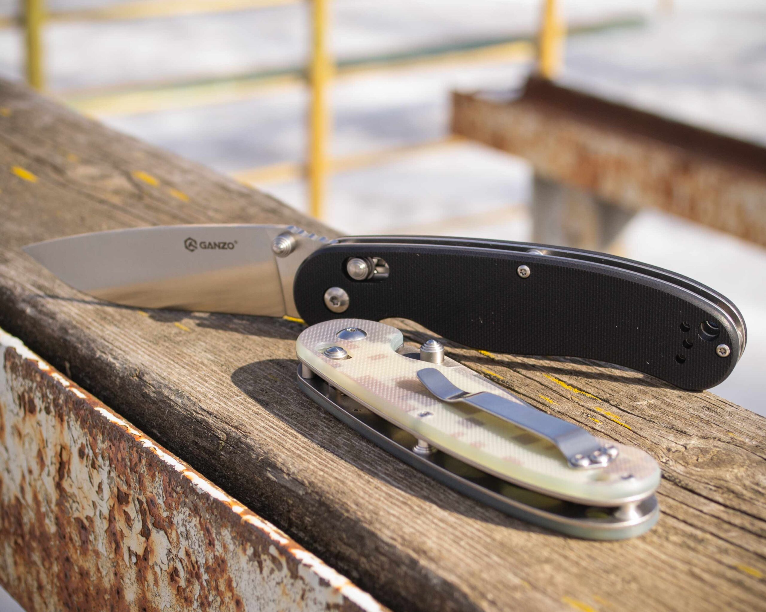 Ніж складаний Ganzo G727M-CA, сталь 440C, рукоять G10 камуфляж