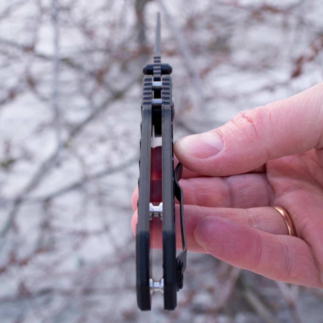 Ніж складаний Ganzo G7453P-BK, сталь 440C, рукоять чорна G10